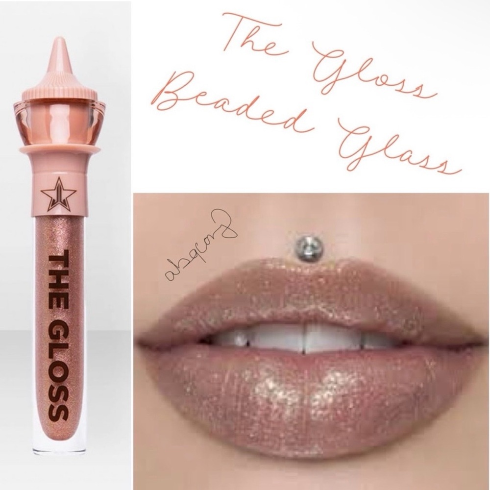Jeffree Star The Gloss — Beaded Glass Champagne Beige Shimmer